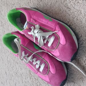 KangaROOS retro pink green sneakers